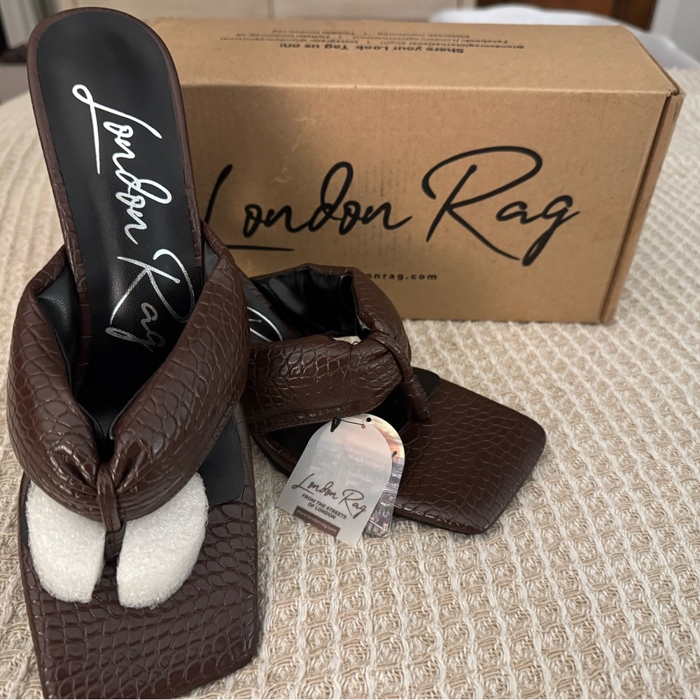 London Rag Sandal with Heel
